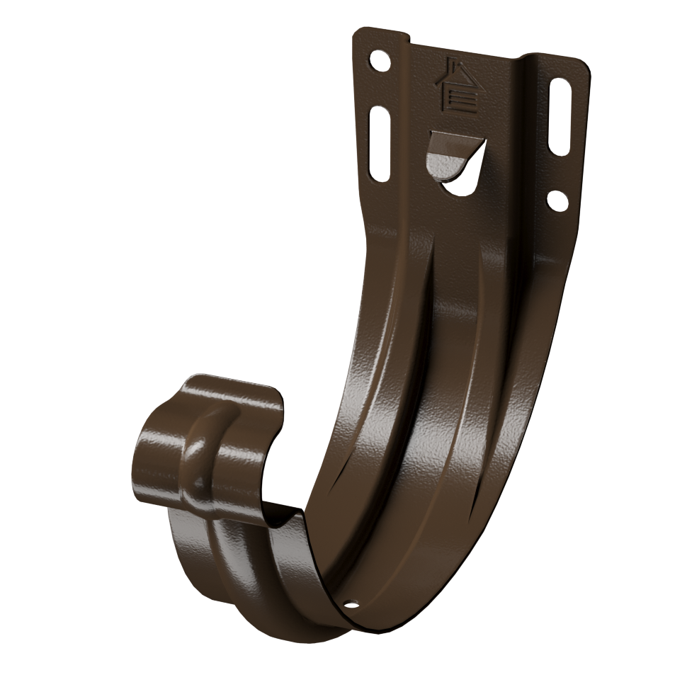 Docke STAL PREMIUM Карнизный кронштейн D125 (Каштан) штампованный